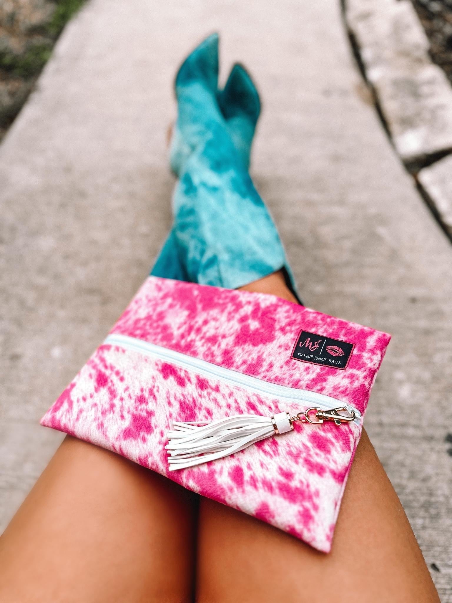 Lola Hot Pink Makeup Junkie Bags