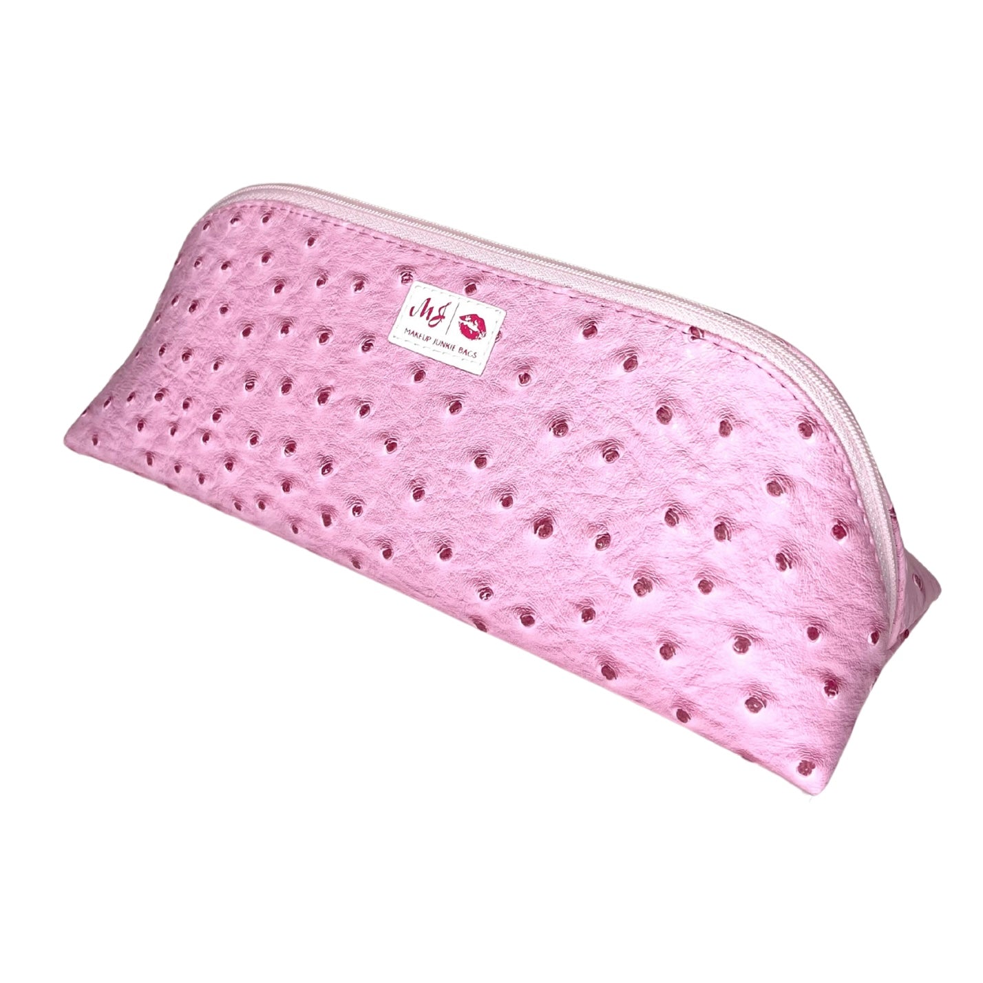 Blush Ostrich Joey Pouch Bundle