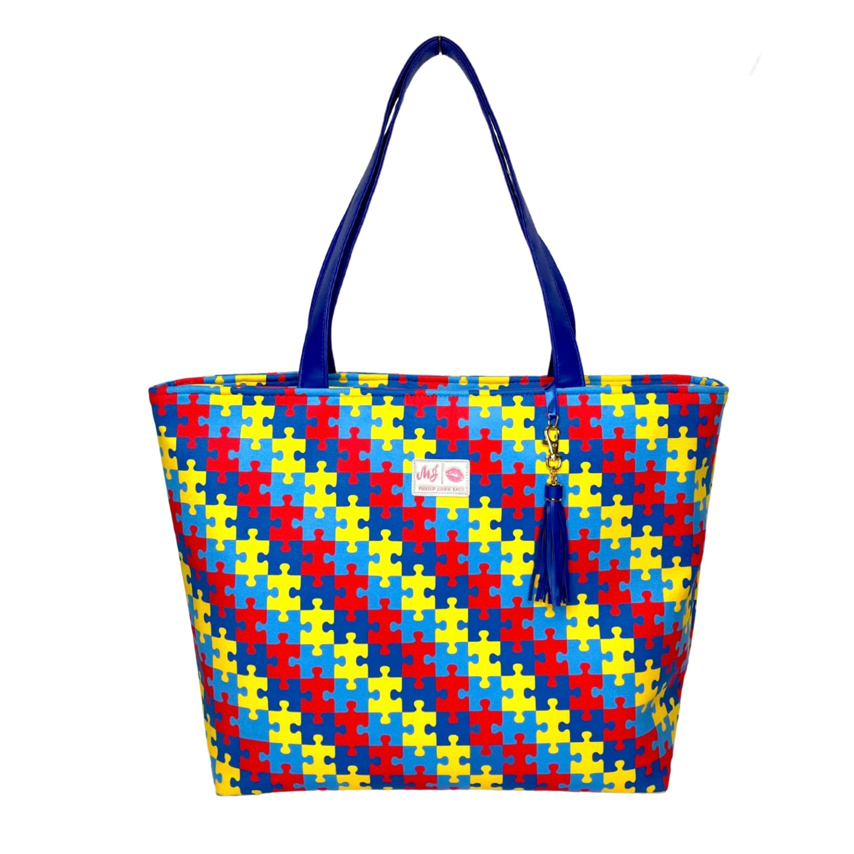 Autism Awareness Puzzle Tote