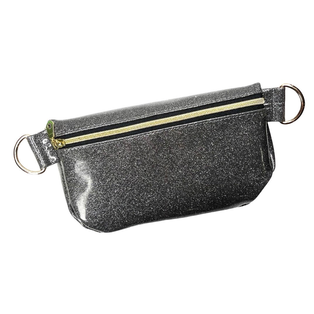 Sidekick Bag Glitter Slate (Comes with a basic onyx strap. Please check out our selection of additional decorative straps for purchase.)