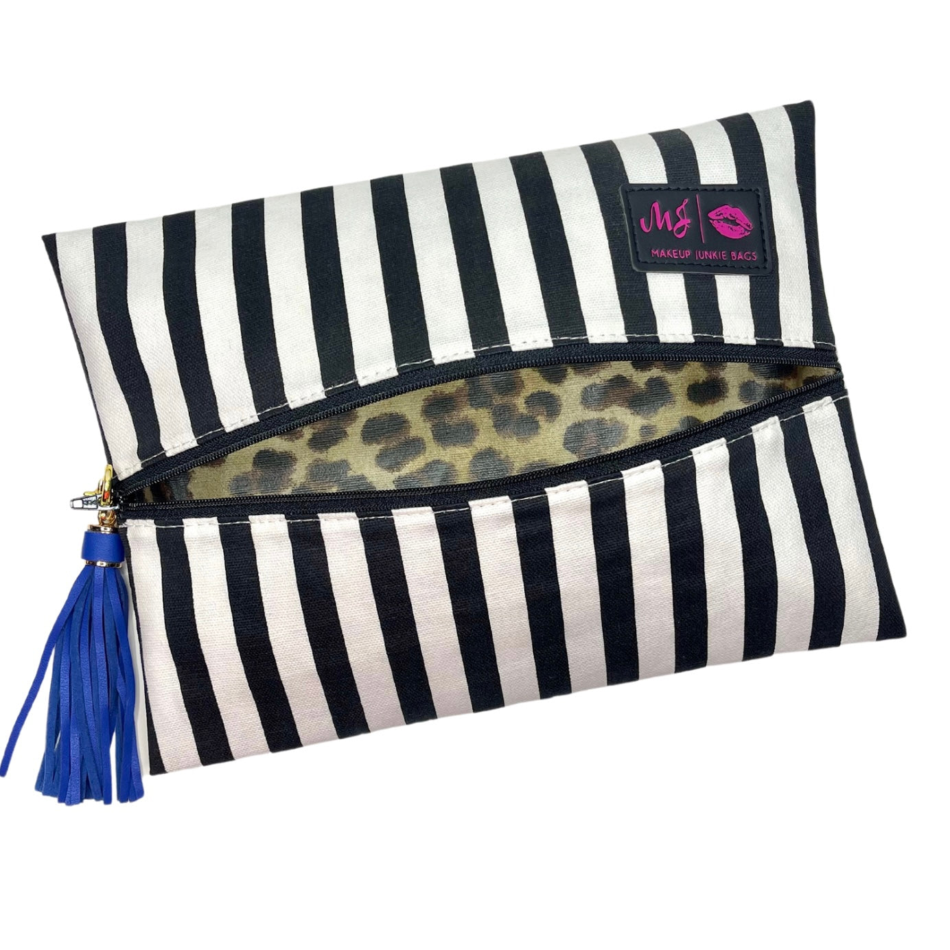 ● THE ALLY●MUAH STRIPE BAG + INNER BAG Glam Stripe – Makeup Junkie Bags
