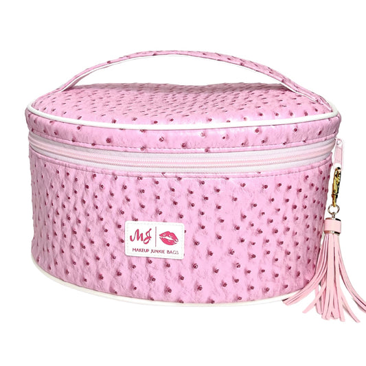 Blush Ostrich First Class Traveler