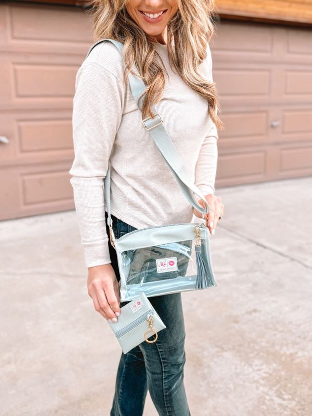 Clear Fan Girl Bag with Micro Card Holder