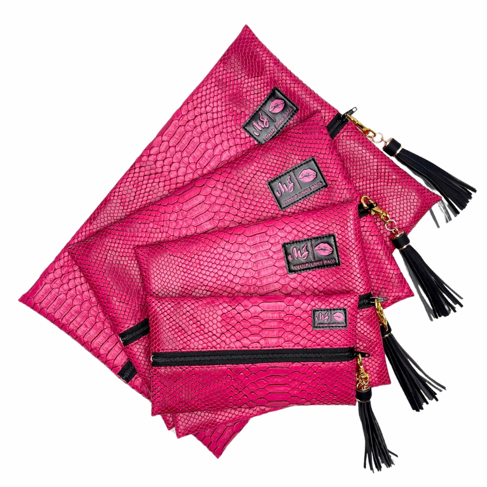 Pink Python – Makeup Junkie Bags