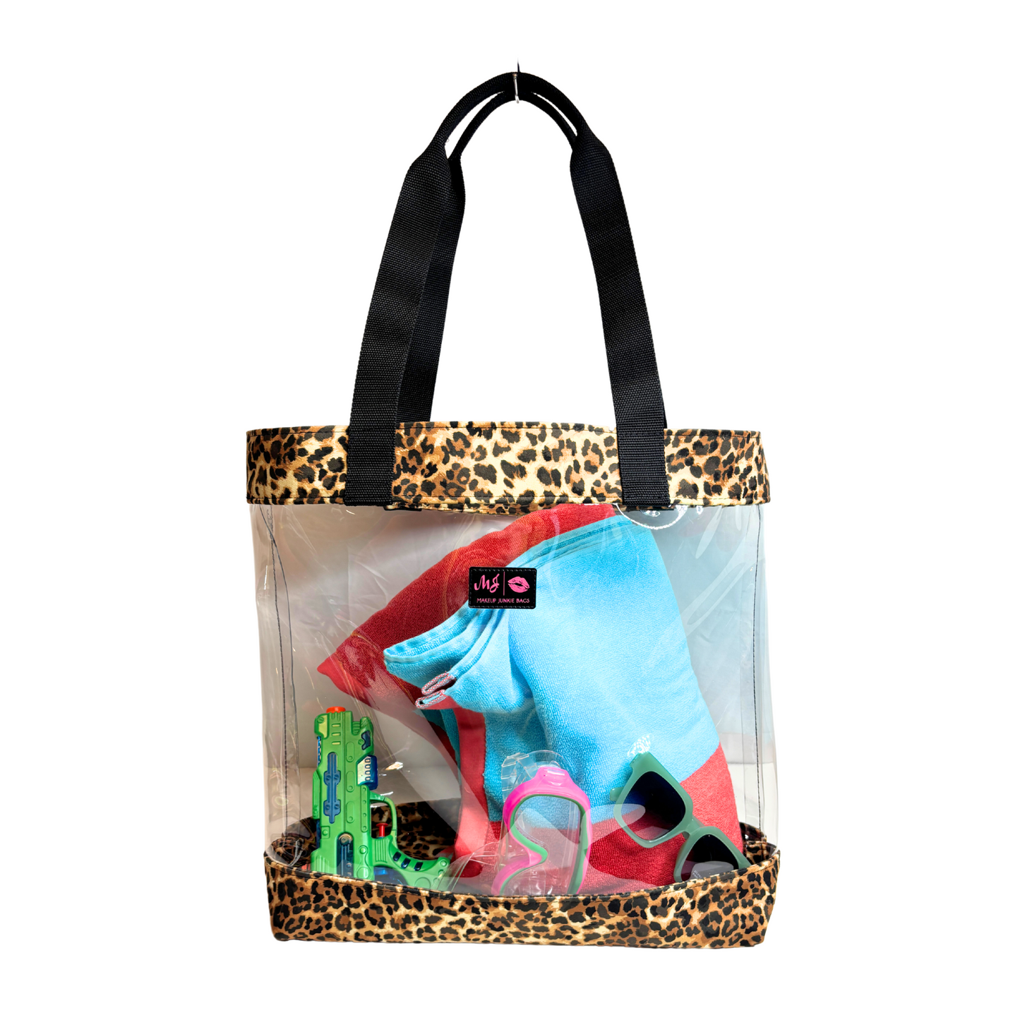 Lady Leopard Clear Tote