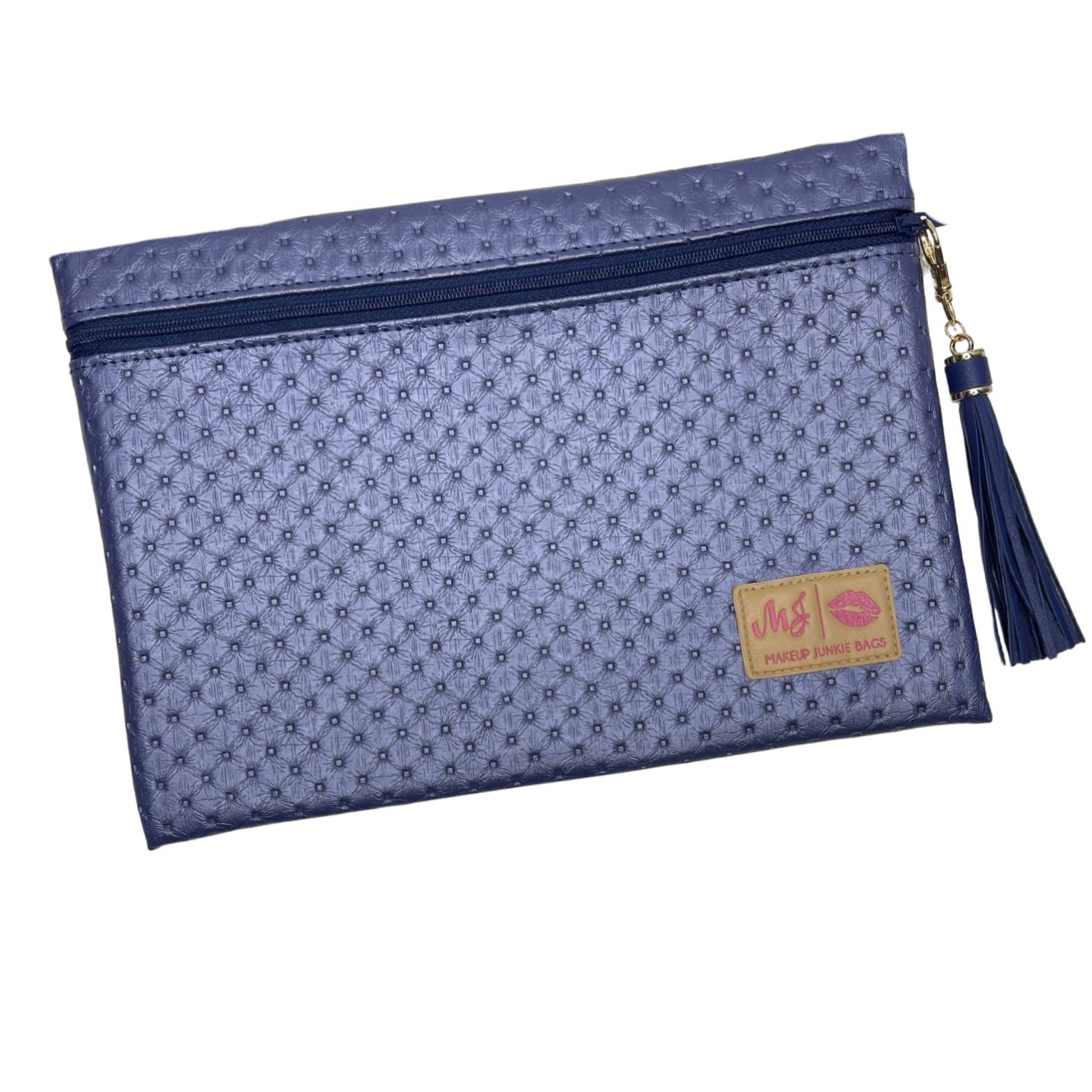 Blue Diamond Ostrich Top Zip