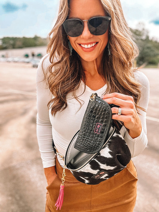 Bubble Gator Onyx Sunglass Case