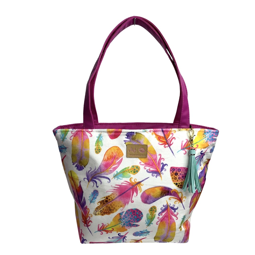 Pretty Plume Tote (Made To Order-14 Business Day Turnaround)