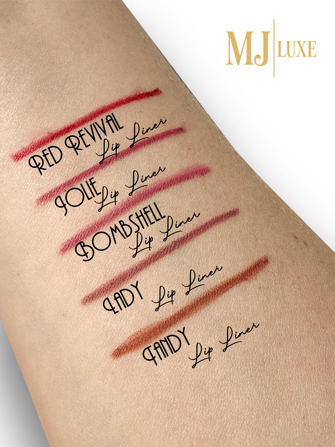 MJ Luxe Cosmetics Lip Pencil