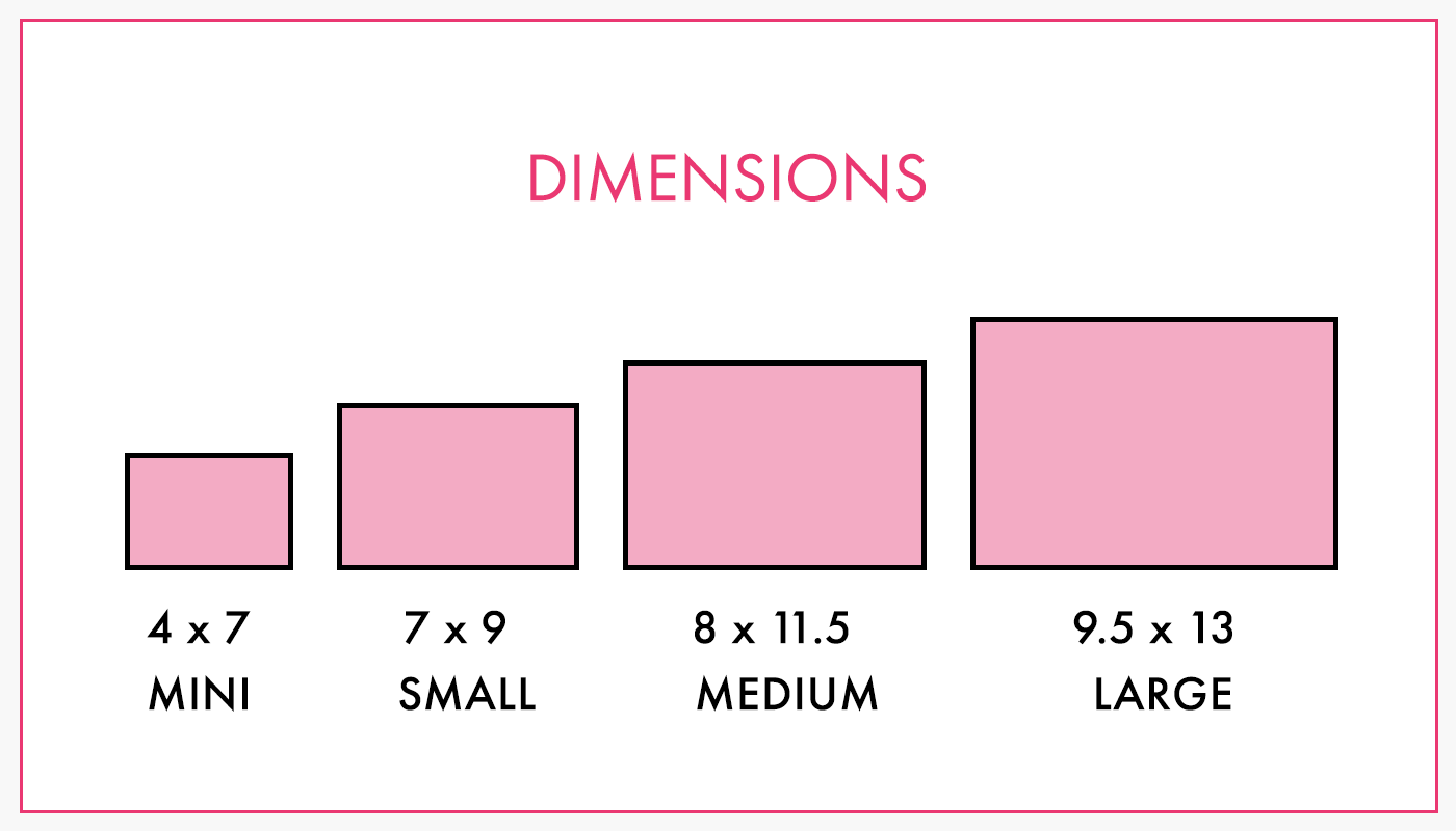 Dimensions – Makeup Junkie Bags