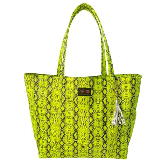 Neon Moccasin Tote