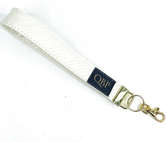 QBP Wrist Strap White - Custom Made to order allow 30 days for creation